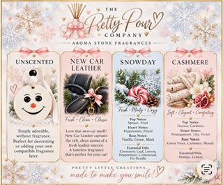 Snowman Aroma Stone – A Little Winter Happiness!